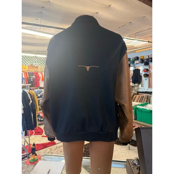 True Vintage Pendleton Wool and Leather Varsity Jacket - Picture 3 of 8